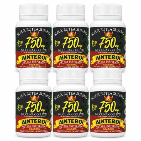 AINTEROL® BLACK BUTEA SUPERBA 750MG (6BTL)