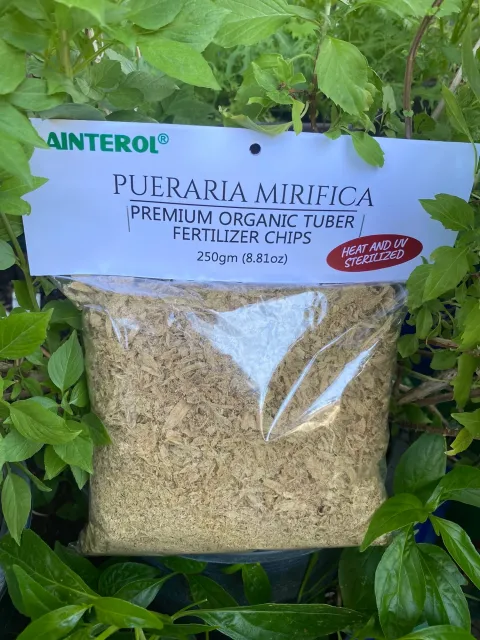 PUERARIA MIRIFICA ORGANIC FERTILIZER CHIPS, 250GM (8.81OZ)